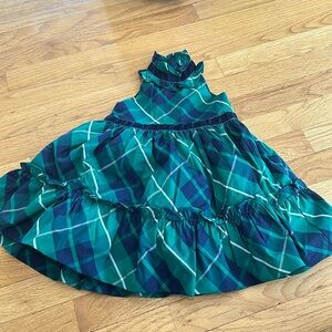 Janie and Jack black watch plaid dress